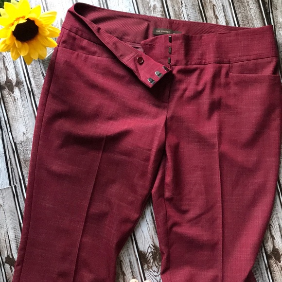 The Limited Pants - The Limited maroon dress pants